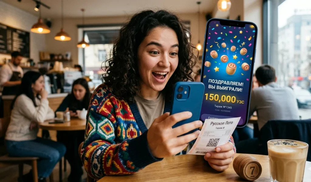 Проверяйте билеты русского лото онлайн в Узбекистане